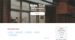 Desktop Screenshot of notethaibrookyln.com